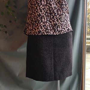 DAHLIA Brand Tweed Skirt Zipper Back